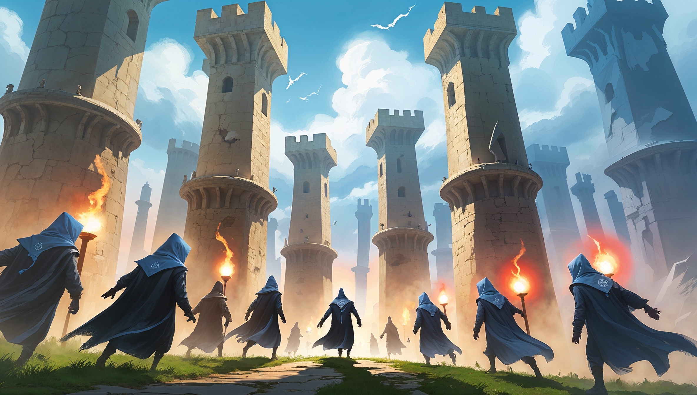 Wandering Towers — game art